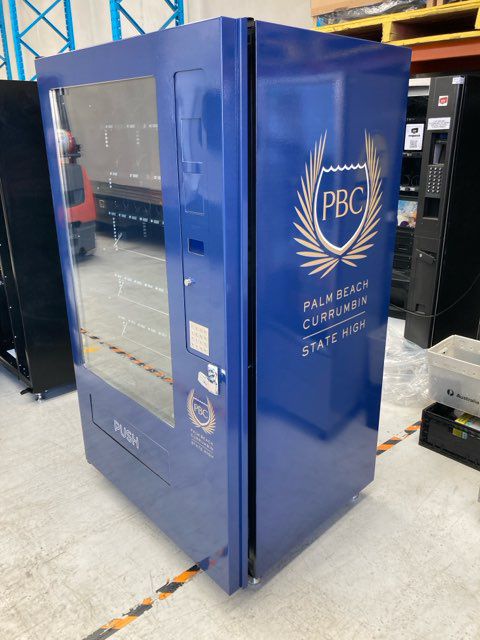AP Vending machine installed in modern office lobby